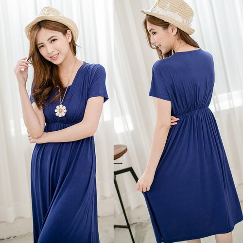 Moms Fashion Nursing Dress