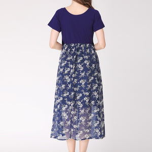 Herringbone Maternity Dress