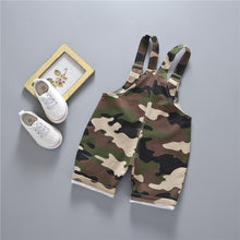 Load image into Gallery viewer, Baby Cotton Overalls Shorts