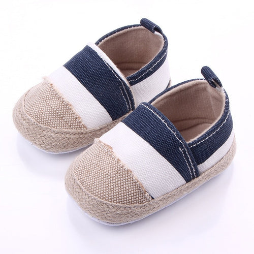 Striped Crib Shoes