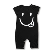 Load image into Gallery viewer, Happy Face Cotton Romper