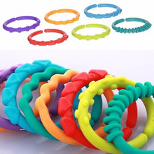 Load image into Gallery viewer, Baby Teether Ring Toy