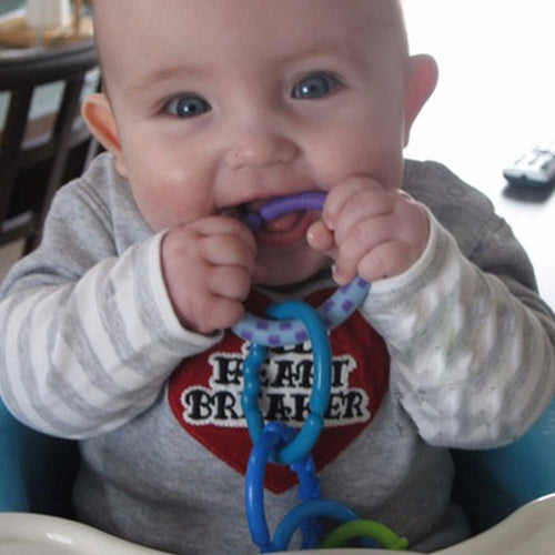 Baby Teether Ring Toy