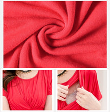 Load image into Gallery viewer, Moms Fashion Nursing Dress