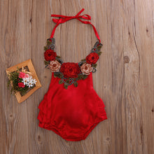 Load image into Gallery viewer, Sleeveless Floral Jumpsuit