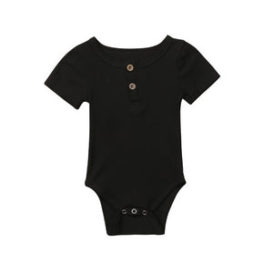 Short Sleeve Cotton Romper