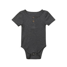 Load image into Gallery viewer, Short Sleeve Cotton Romper