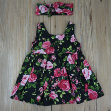 Load image into Gallery viewer, Button Floral Dress