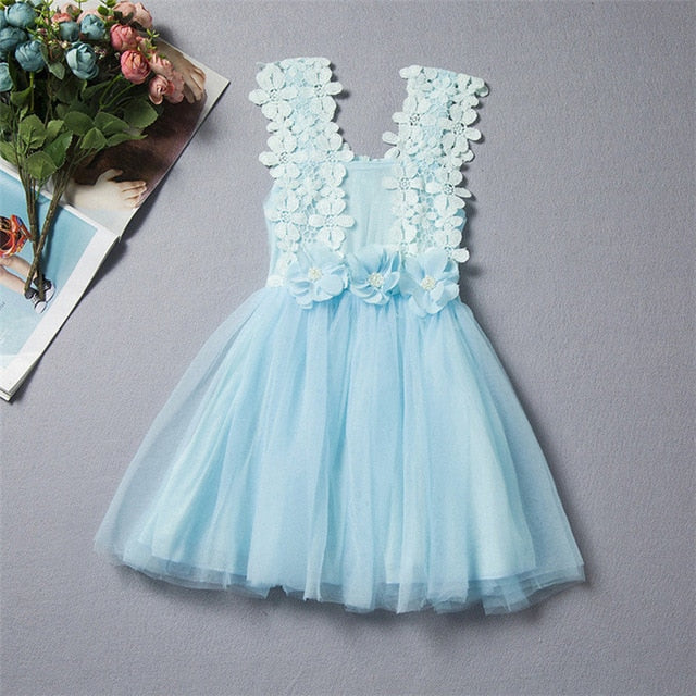 Sleeveless Infant Lace Dress