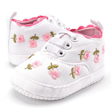 Load image into Gallery viewer, Embroidered Floral Soft Shoes