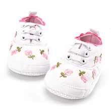 Load image into Gallery viewer, Embroidered Floral Soft Shoes