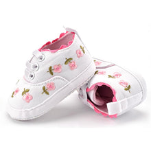 Load image into Gallery viewer, Embroidered Floral Soft Shoes