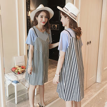 Load image into Gallery viewer, Striped Patchwork Cotton Breastfeeding Clothes