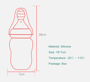 Silicone Baby Cereal Feeder Bottle
