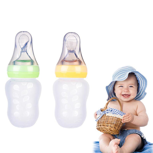 Baby Squeezing Feeding Bottle