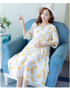 Half Sleeve Maternity Dress