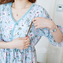 Load image into Gallery viewer, Half Sleeve Maternity Dress
