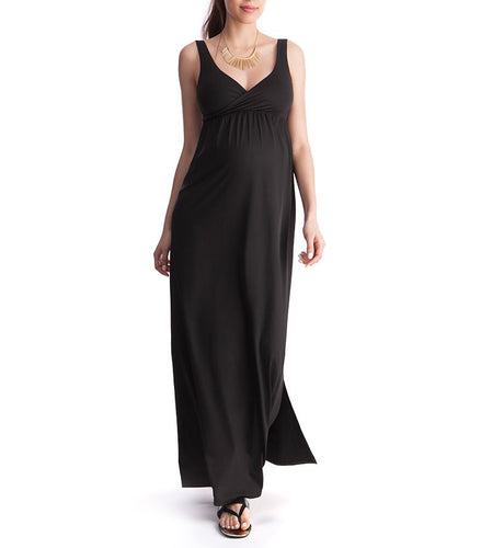 Sleeveless Long Dresses For Pregnancy